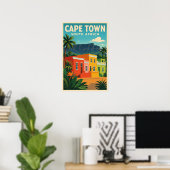 Kapstadt, Südafrika Reiseplakat, Poster (Heimbüro)