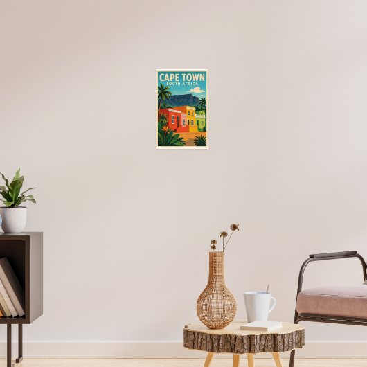 Kapstadt, Südafrika-Reiseplakat, Poster (Wohnzimmer 3)