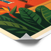 Kapstadt, Südafrika-Reiseplakat, Poster (Ecke)