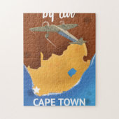 Kapstadt Südafrika Reiseplakat Puzzle (Vertikal)