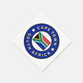 Kapstadt Südafrika Serviette (Ecke)
