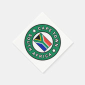 Kapstadt Südafrika Serviette (Ecke)