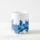 Kapstadt Südafrika Skyline Blue Kaffeetasse (Mittel)