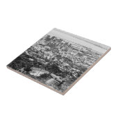 Kapstadt Südafrika Stadtbild Monochrome Fliese (Seite)