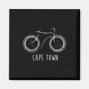 Kapstadt Südafrika Süßes Vintage Retro Fahrrad Magnet