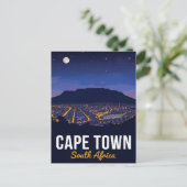 Kapstadt Südafrika Tafelberg Postkarte (Stehend Vorderseite)