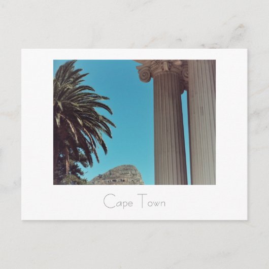 Kapstadt Südafrika Tafelberg Postkarte (Vorderseite)