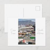Kapstadt Südafrika Tafelberg Postkarte (Vorne/Hinten)