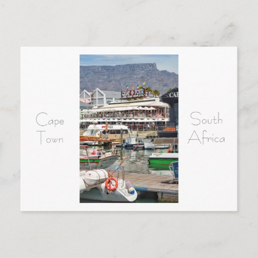 Kapstadt Südafrika Tafelberg Postkarte (Vorderseite)