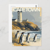 Kapstadt, Südafrika Vintag Postkarte (Vorne/Hinten)
