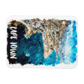 Kapstadt Südafrika Vintage Travel Magnet (Horizontal)