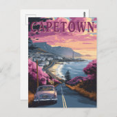 Kapstadt, Südafrika Vintage Travel Postkarte (Vorne/Hinten)