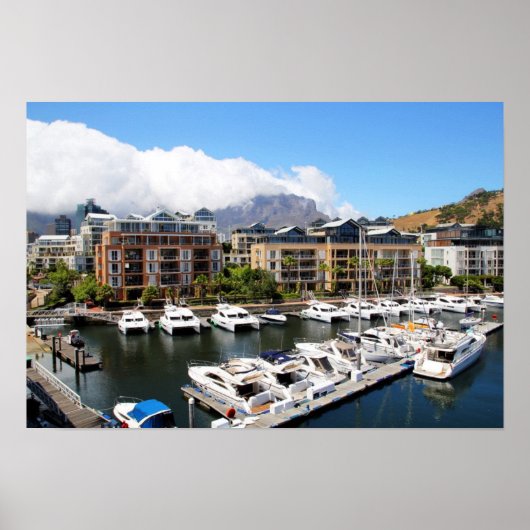 Kapstadt, Südafrikanischer Hafen Poster (Vorne)