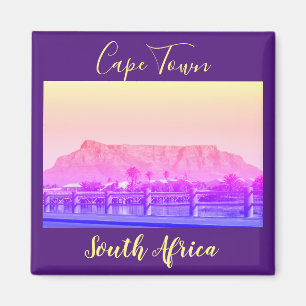 Kapstadt Table Mountain Blick Landschaft Magnet