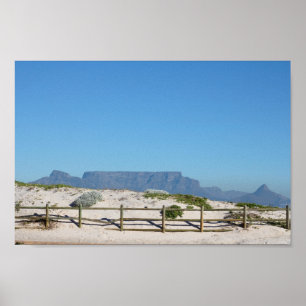 Kapstadt Tafelberg Blouberg Südafrika Poster