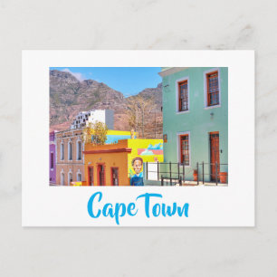 Kapstadt Tafelberg Bo-Kaap Postkarte