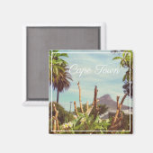 Kapstadt Tafelberg Löwe Kopf Magnet (Vorderseite/Rückseite)