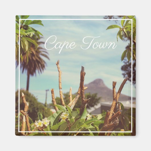 Kapstadt Tafelberg Löwe Kopf Magnet (Vorne)