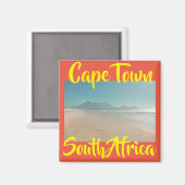 Kapstadt Tafelberg Ocean Beach View Magnet (Vorderseite/Rückseite)
