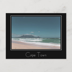 Kapstadt Tafelberg Ozean Strand Postkarte