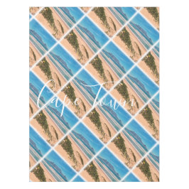 Kapstadt Tafelberg Ozeanwelle Strand Tischdecke