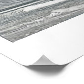 Kapstadt Tafelberg Sketch Poster (Ecke)