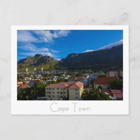 Kapstadt Tafelberg Südafrika Postkarte (Vorderseite)