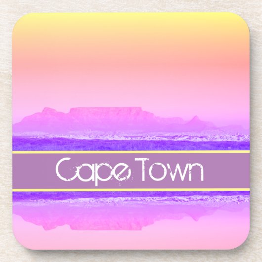 Kapstadt Tafelberg ZA Südafrika Getränkeuntersetzer (Vorderseite)