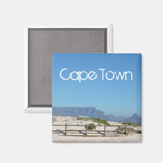 Kapstadt Tafelberg ZA Südafrika Magnet (Vorderseite/Rückseite)