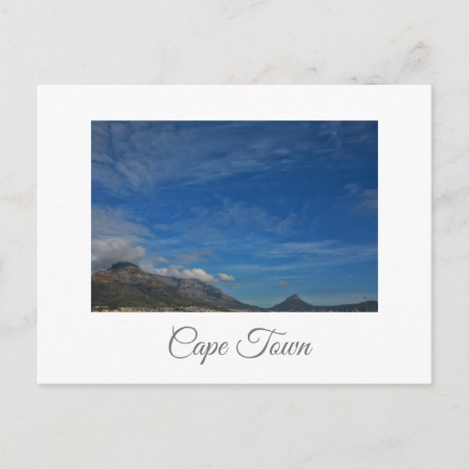 Kapstadt Tafelberg ZA Südafrika Postkarte (Vorderseite)