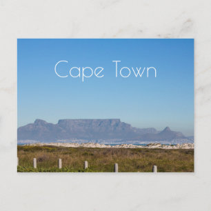 Kapstadt Tafelberg ZA Südafrika Postkarte