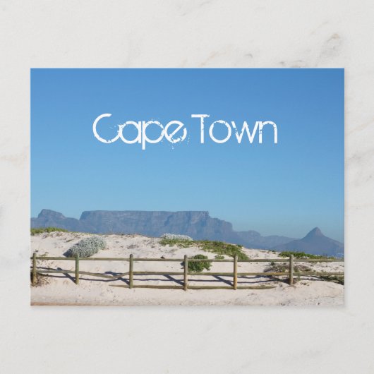 Kapstadt Tafelberg ZA Südafrika Postkarte (Vorderseite)