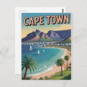 Kapstadt Vintag Postkarte (Vorne/Hinten)