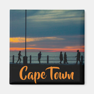 Kapstadt ZA Seepromenade Sonnenuntergang Magnet
