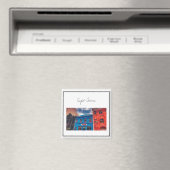 Kapstadt ZA Südafrika Gebäude Magnet (In Situ (Geschirrspüler))