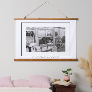 Kapstadt ZA Südafrika Hout Bay Market Wandteppich Mit Holzrahmen