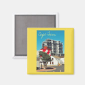 Kapstadt ZA Südafrika Leuchtturm Magnet (Vorderseite/Rückseite)