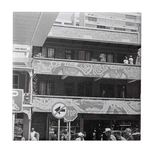 Kapstadt ZA Südafrika Long Street Fliese (Vorderseite)