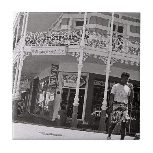 Kapstadt ZA Südafrika Long Street Fliese (Vorderseite)