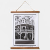 Kapstadt ZA Südafrika Long Street Wandteppich Mit Holzrahmen (Vorderseite)