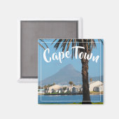 Kapstadt ZA Südafrika Löwe Leiter Magnet (Vorderseite/Rückseite)