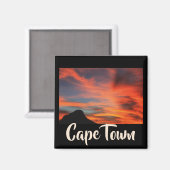 Kapstadt ZA Südafrika Löwenkopf Magnet (Vorderseite/Rückseite)