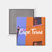 Kapstadt ZA Südafrika Mauerfenster Magnet (Vorderseite/Rückseite)