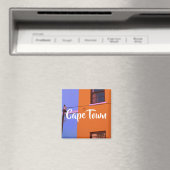 Kapstadt ZA Südafrika Mauerfenster Magnet (In Situ (Geschirrspüler))