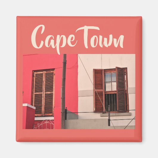 Kapstadt ZA Südafrika Mauerfenster Magnet (Vorne)