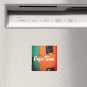 Kapstadt ZA Südafrika Mauerfenster Magnet (In Situ (Geschirrspüler))