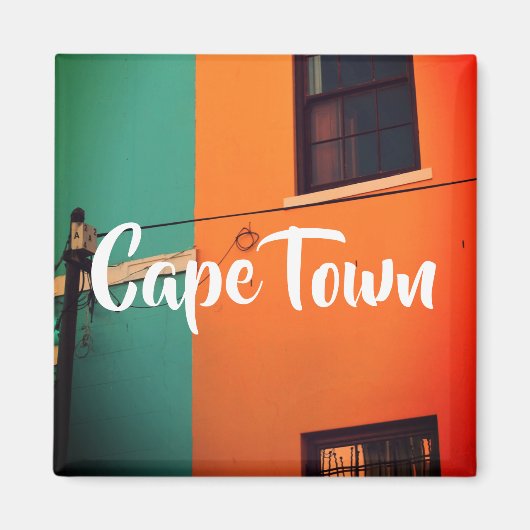 Kapstadt ZA Südafrika Mauerfenster Magnet (Vorne)