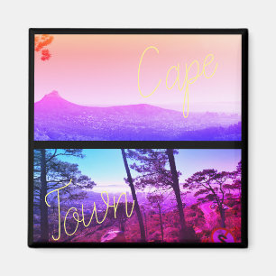 Kapstadt ZA Südafrika Ozean Panorama Magnet