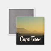 Kapstadt ZA Südafrika Tafelberg Magnet (Vorderseite/Rückseite)