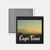 Kapstadt ZA Südafrika Tafelberg Magnet (Vorderseite/Rückseite)
